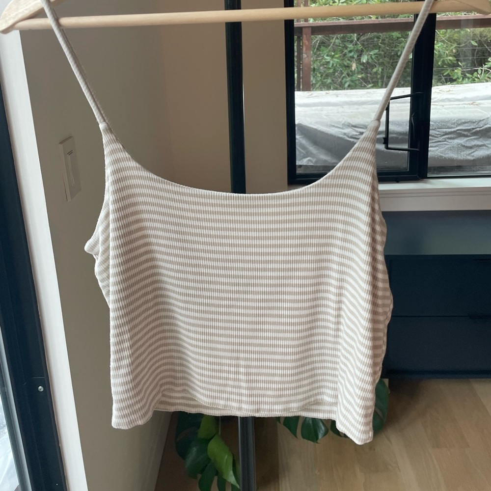 Nordstrom Tanned Stripes Tank Top